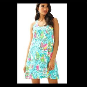 RARE! Womens Lilly Pulitzer You Gotta Regatta Dress Small